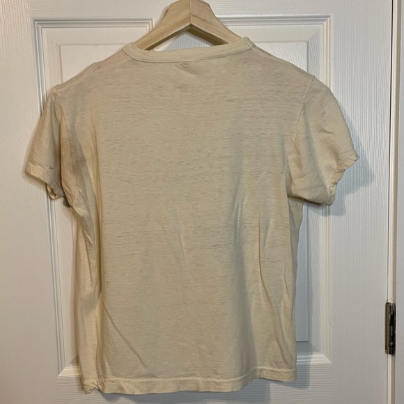 VTG Texas Tops single stitch ivory Bubba-n-Spot graphic tee sz L - Picture 6 of 11